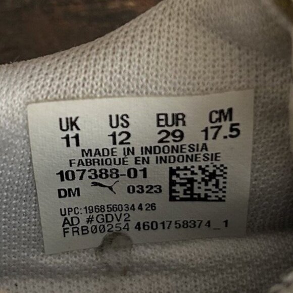 Puma Kids Future Play FG Soccer Cleats Size 12 White Pink Slip On Lace Up GUC - Picture 10 of 10